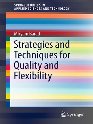 cover image of Strategies and Techniques for Quality and Flexibility